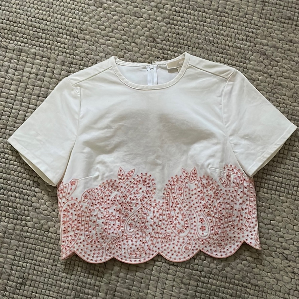 Michael Kors Embroidered Top